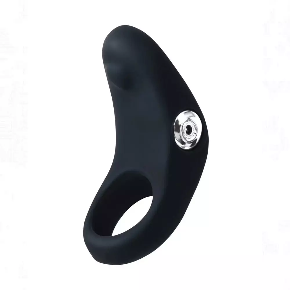 VeDO Rev Rechargeable Couples Vibrating Silicone C-Ring In Black